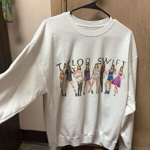 Taylor Swift 1989 White Sweatshirt